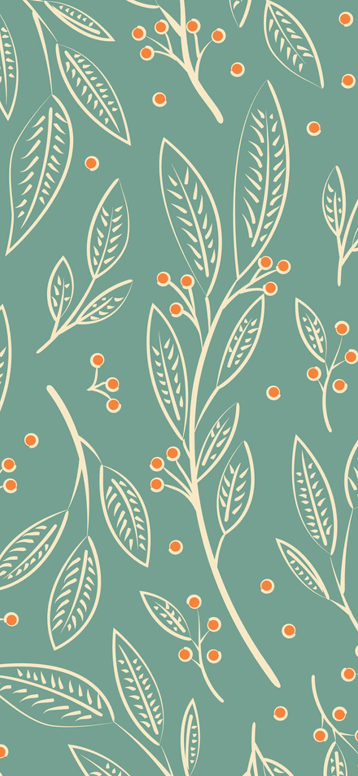 Hand Drawn Flower Vintage Pattern