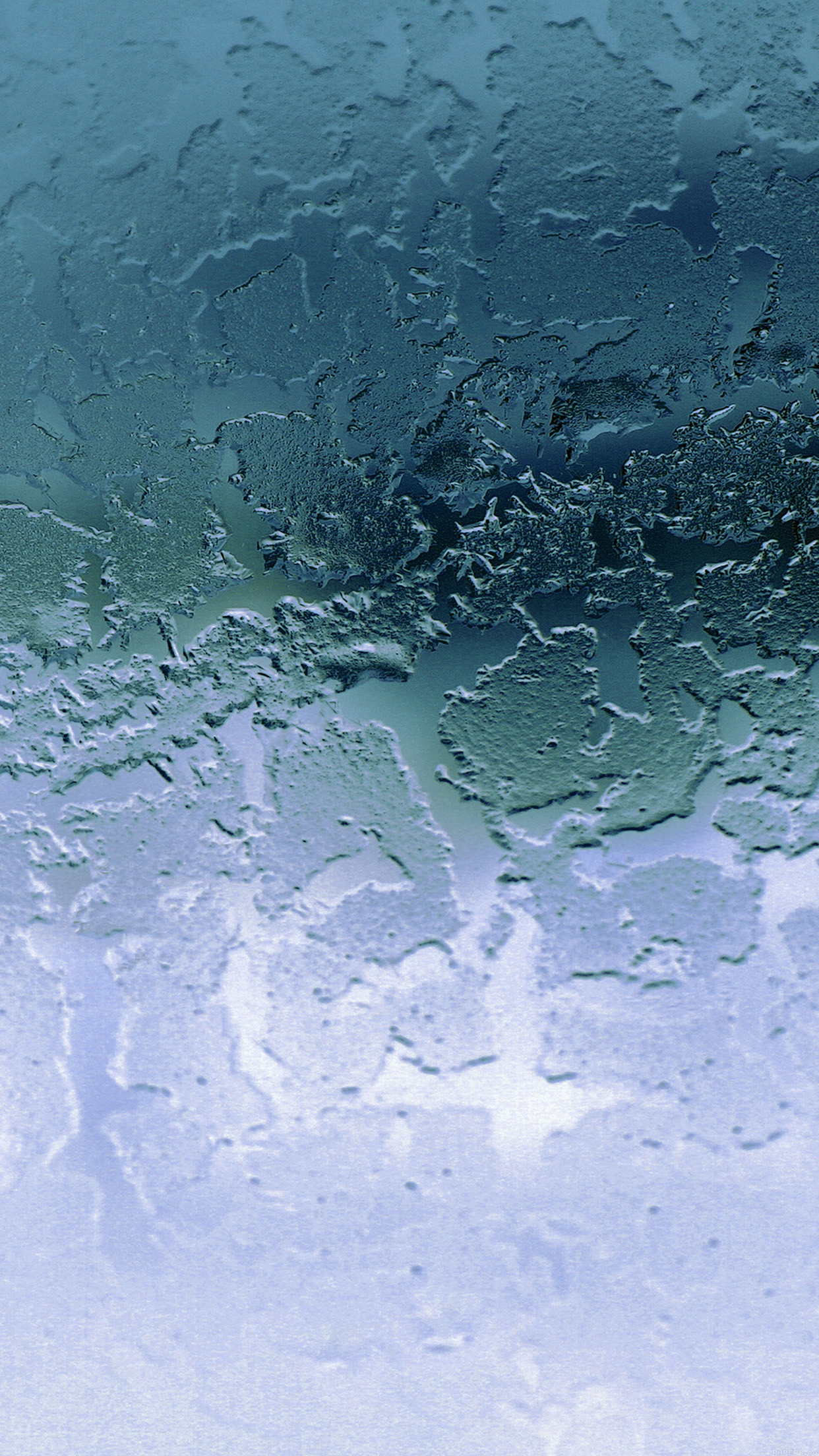 Icy Crystal Texture White Window