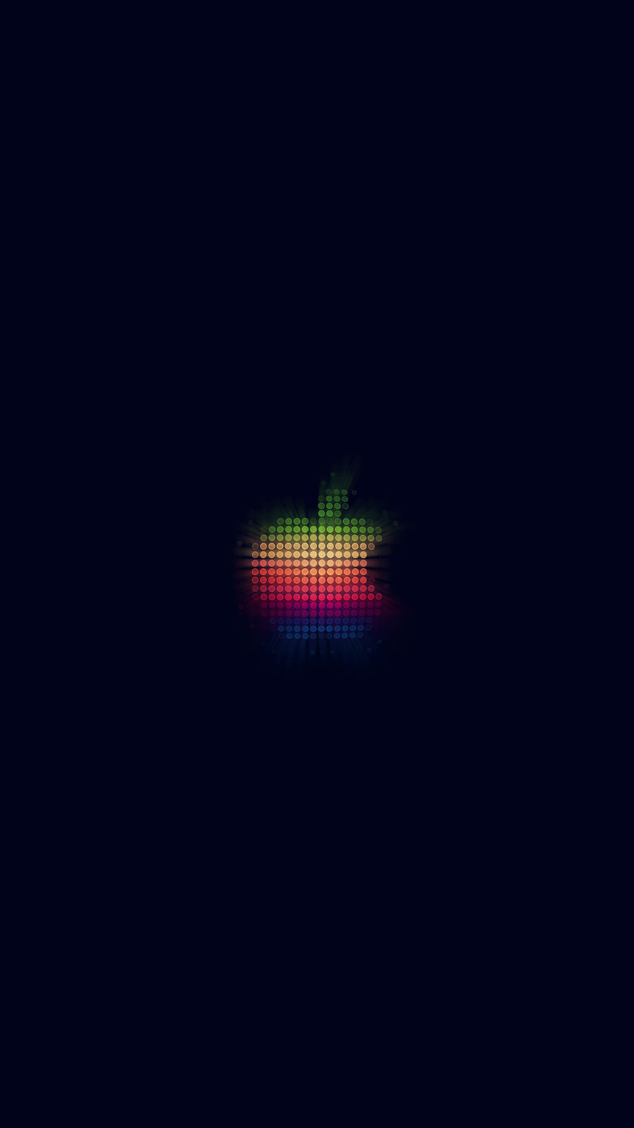Logo Apple Rainbow Pixel Art