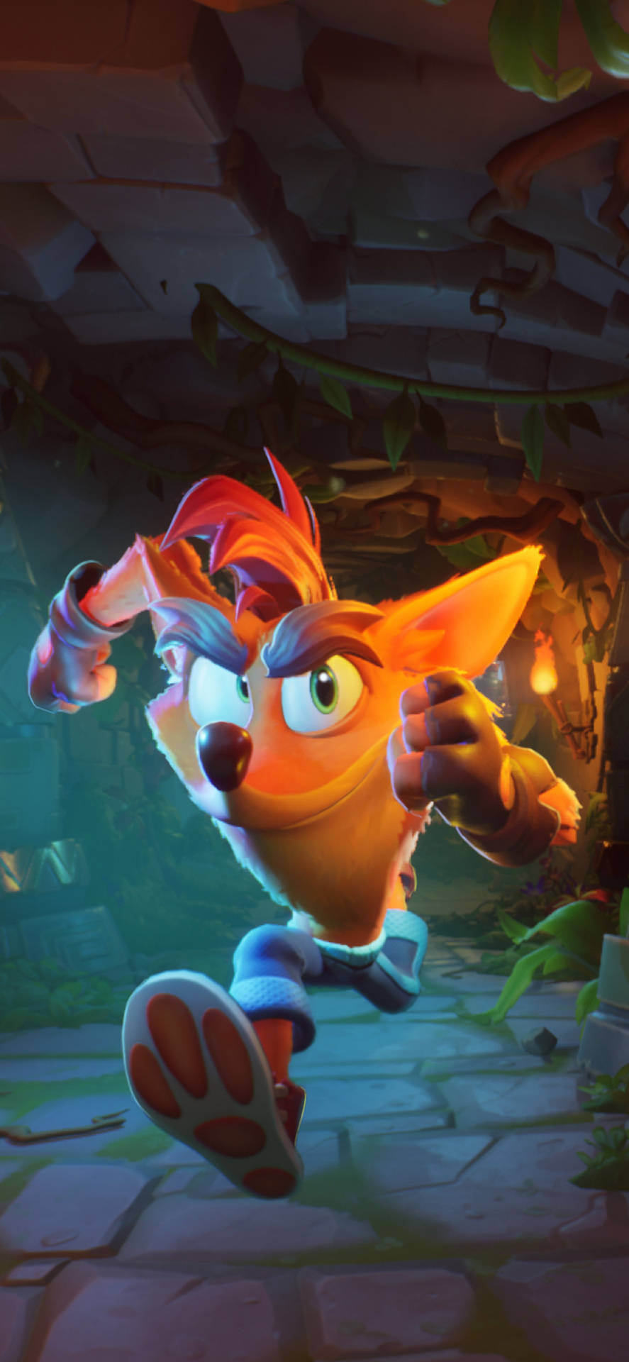 Download Crash Bandicoot Run Wallpaper