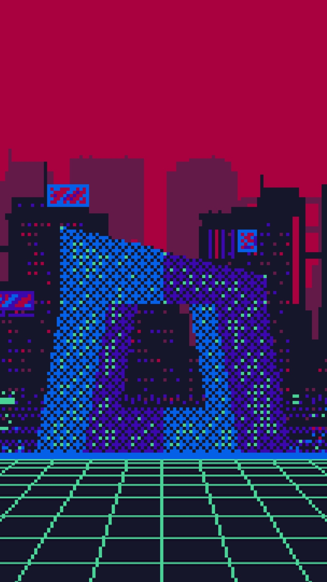 Pixel Art iPhone Wallpaper