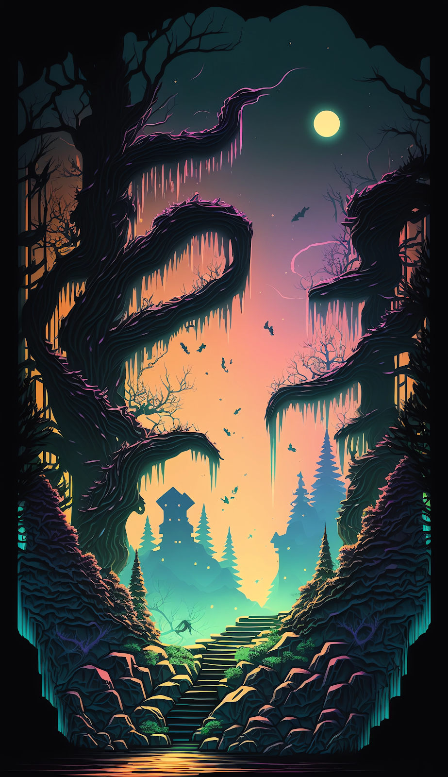 IPHONE WALLPAPER 4K FANTASY WORLD