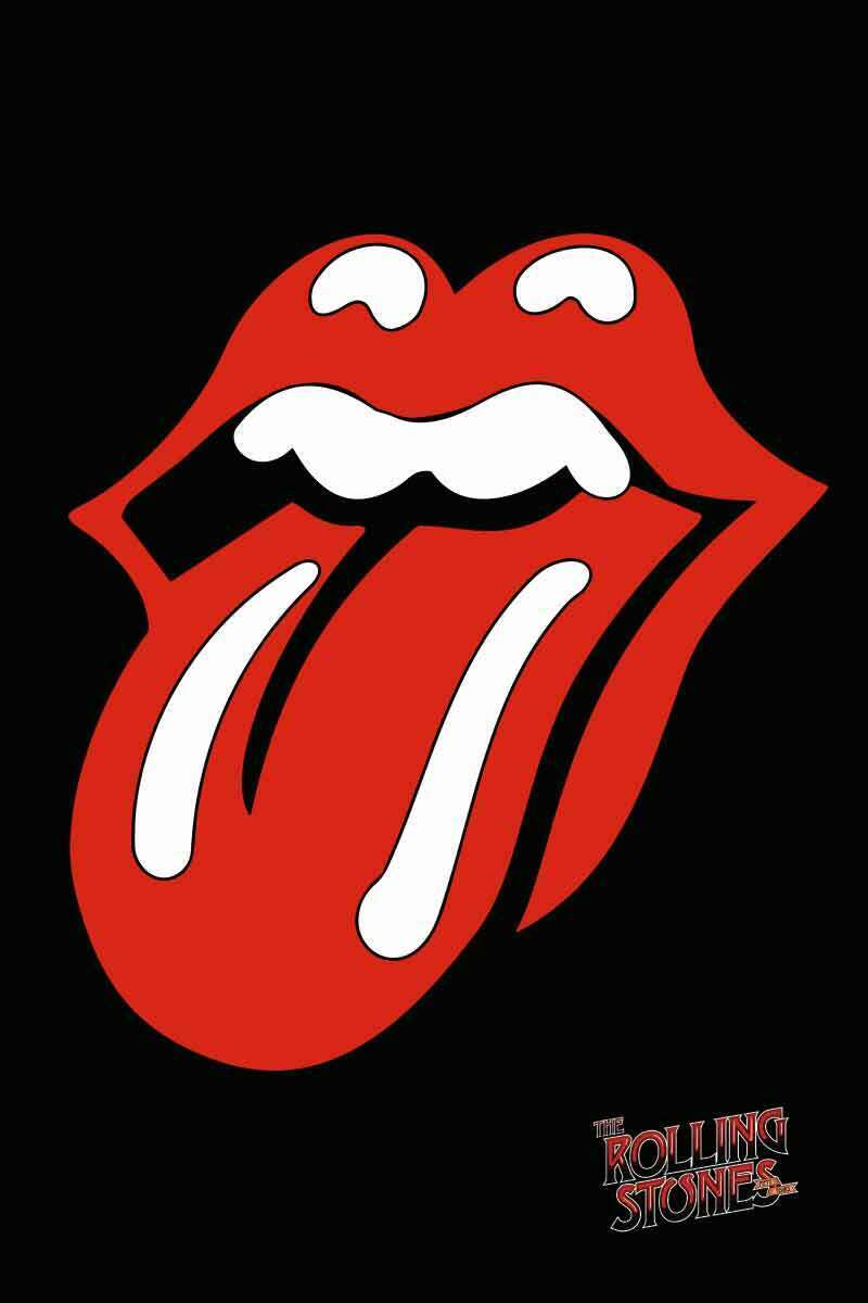 THE ROLLING STONES TONGUE LOGO 24X36