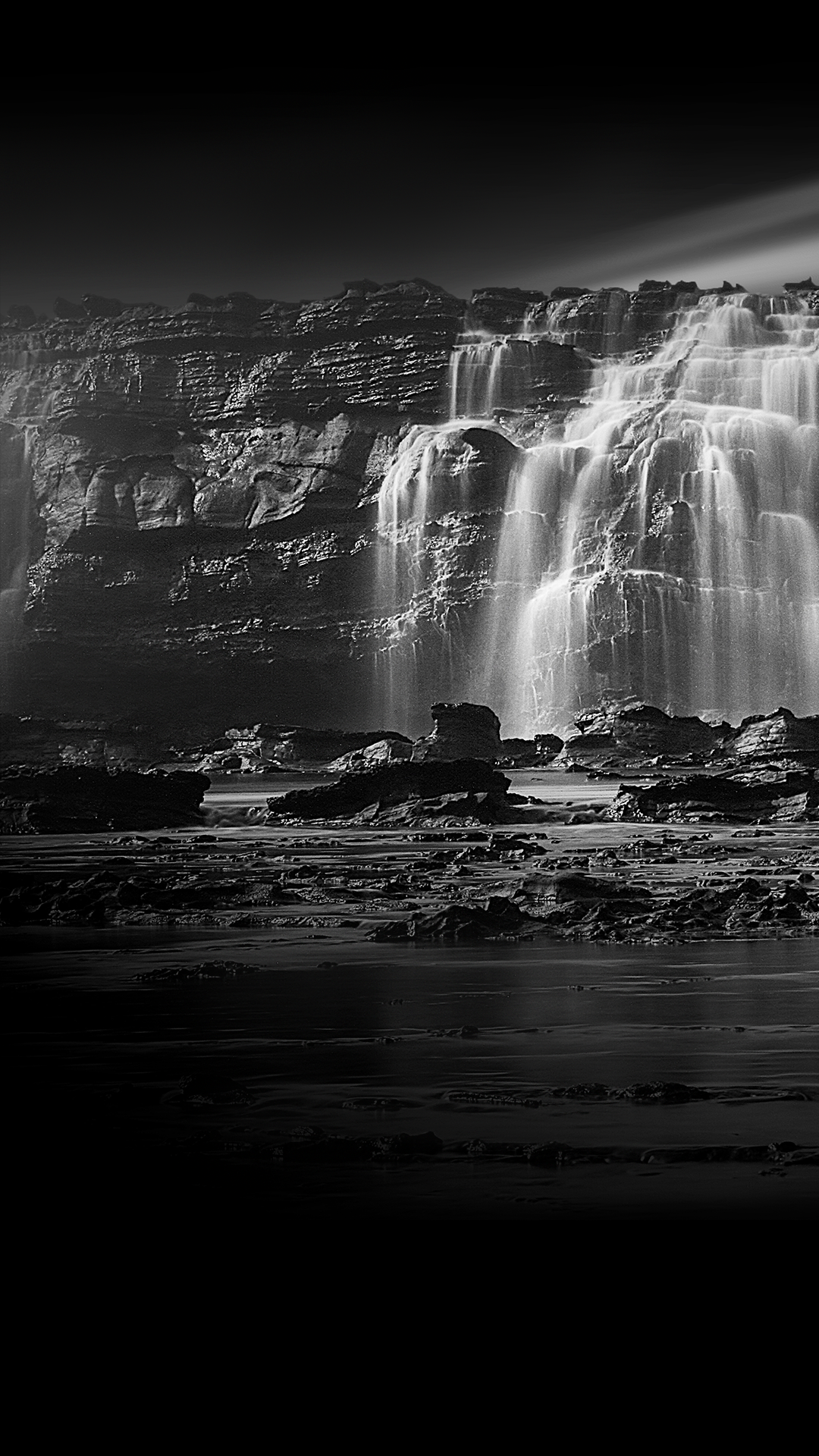 Black Rock High Res iPhone Wallpaper