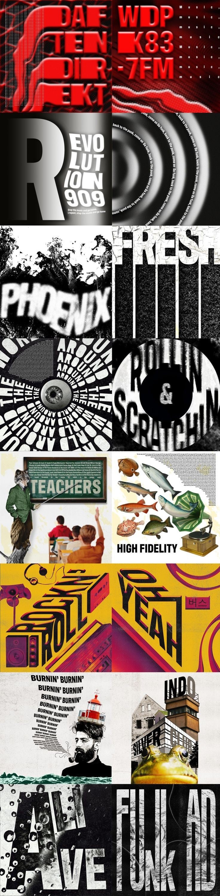 Lyric booklet concept for the album