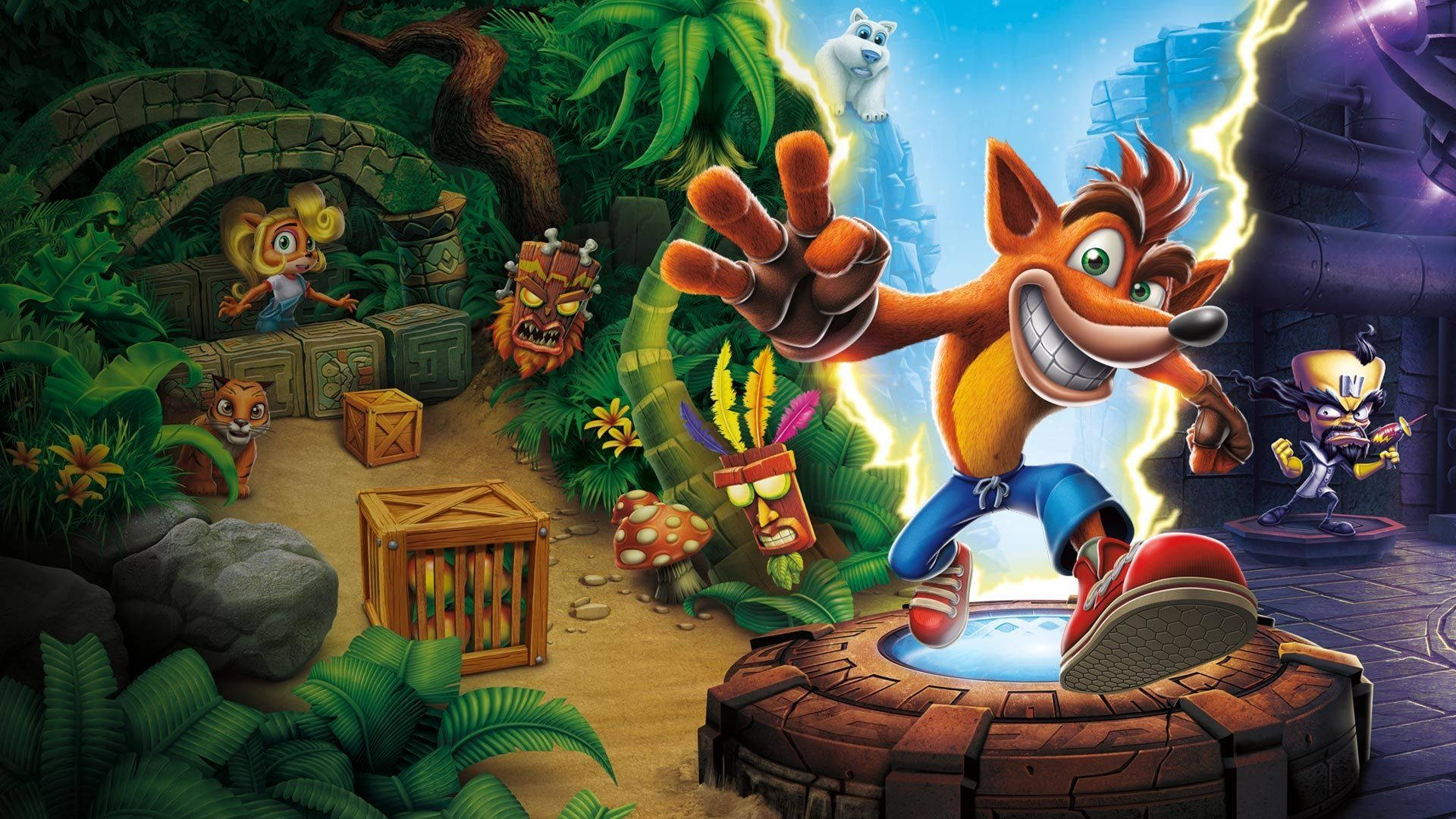 Download Crash Bandicoot Game Wallpaper