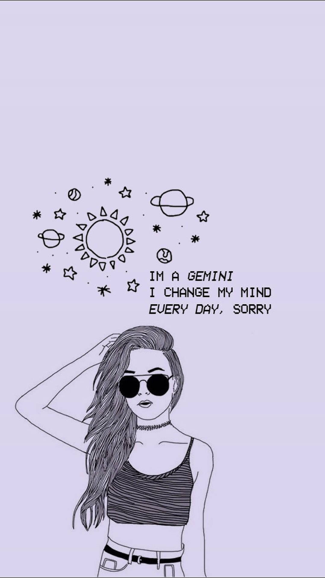 Download Gemini Zodiac Quote Wallpaper