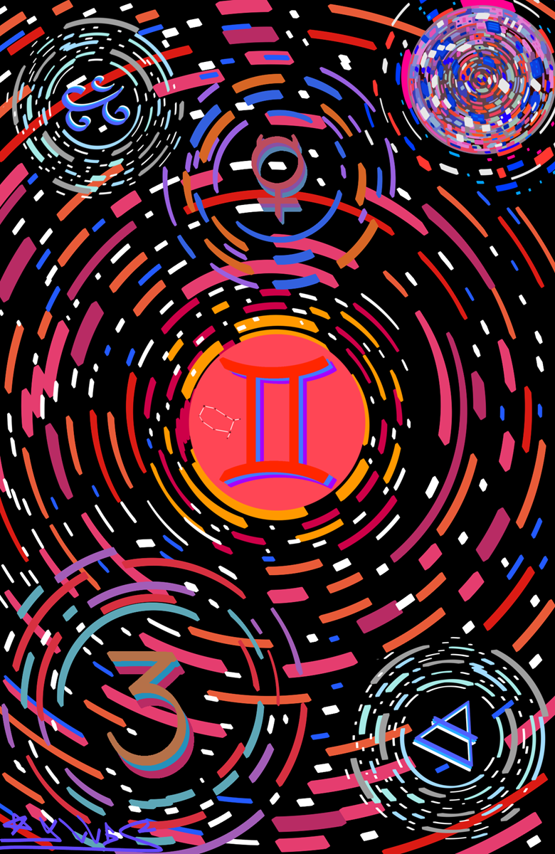 Gemini ZODIAC Phone Wallpaper