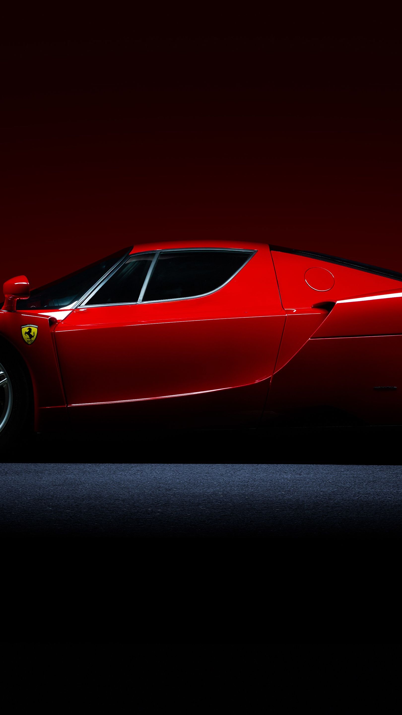 Sleek Red Ferrari Enzo Supercar