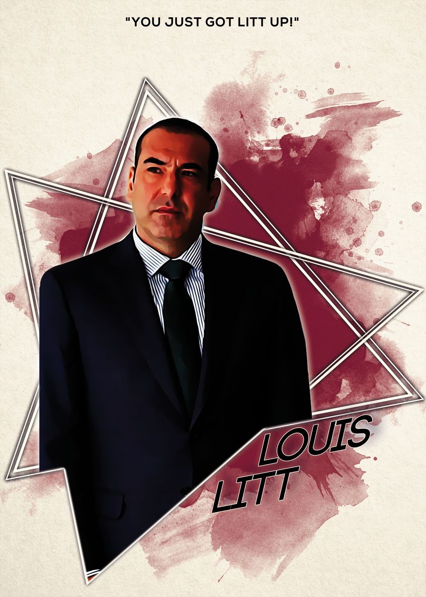 Louis Litt' Poster, picture, metal
