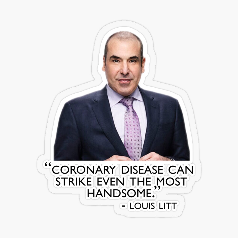 Louis Litt Quote Suits Postcard