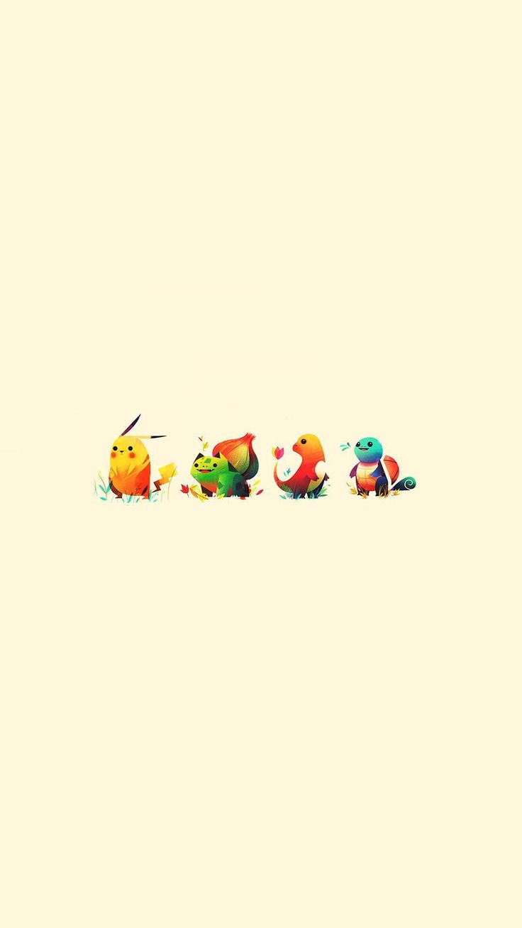 Pokemon Minimalist Aesthetic Wallpaper
