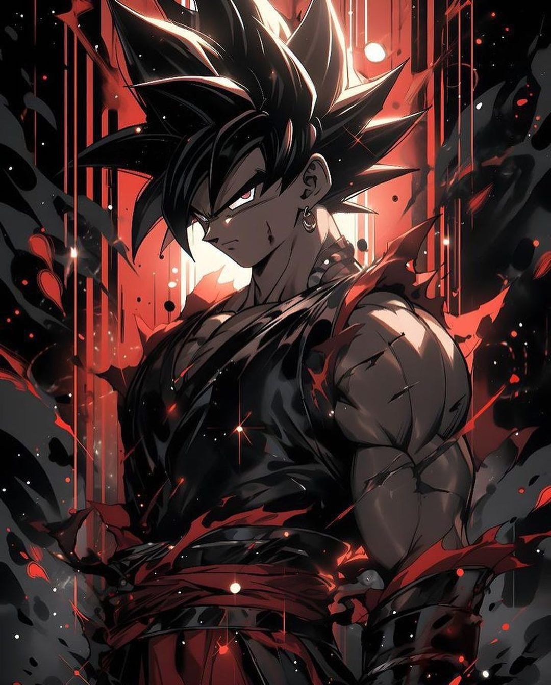 Dark Goku Ball Super Fan Art