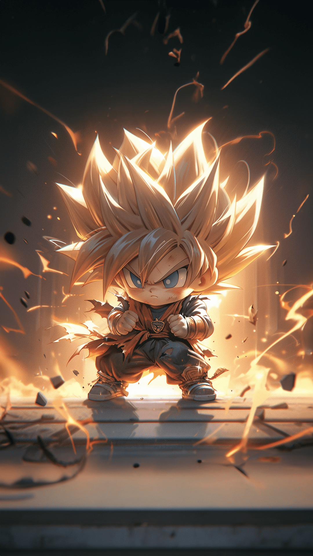 Son Goku Wallpaper with Psd + AI - Behance
