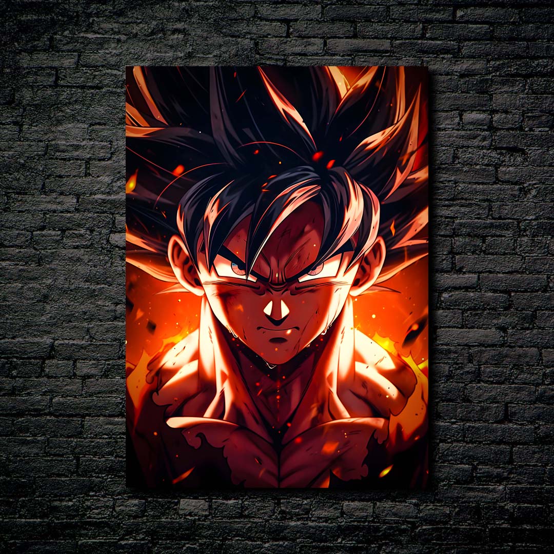 Goku Punch Hole Wallpaperd Mon.com