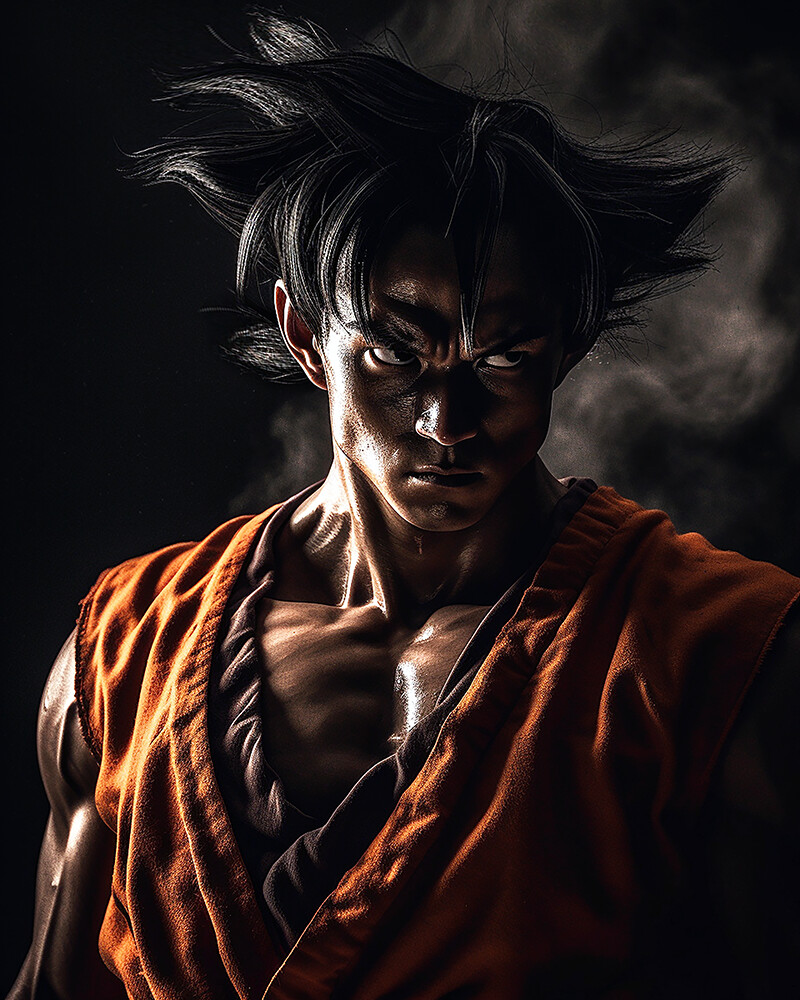 Goku real life concept Ai + Ps