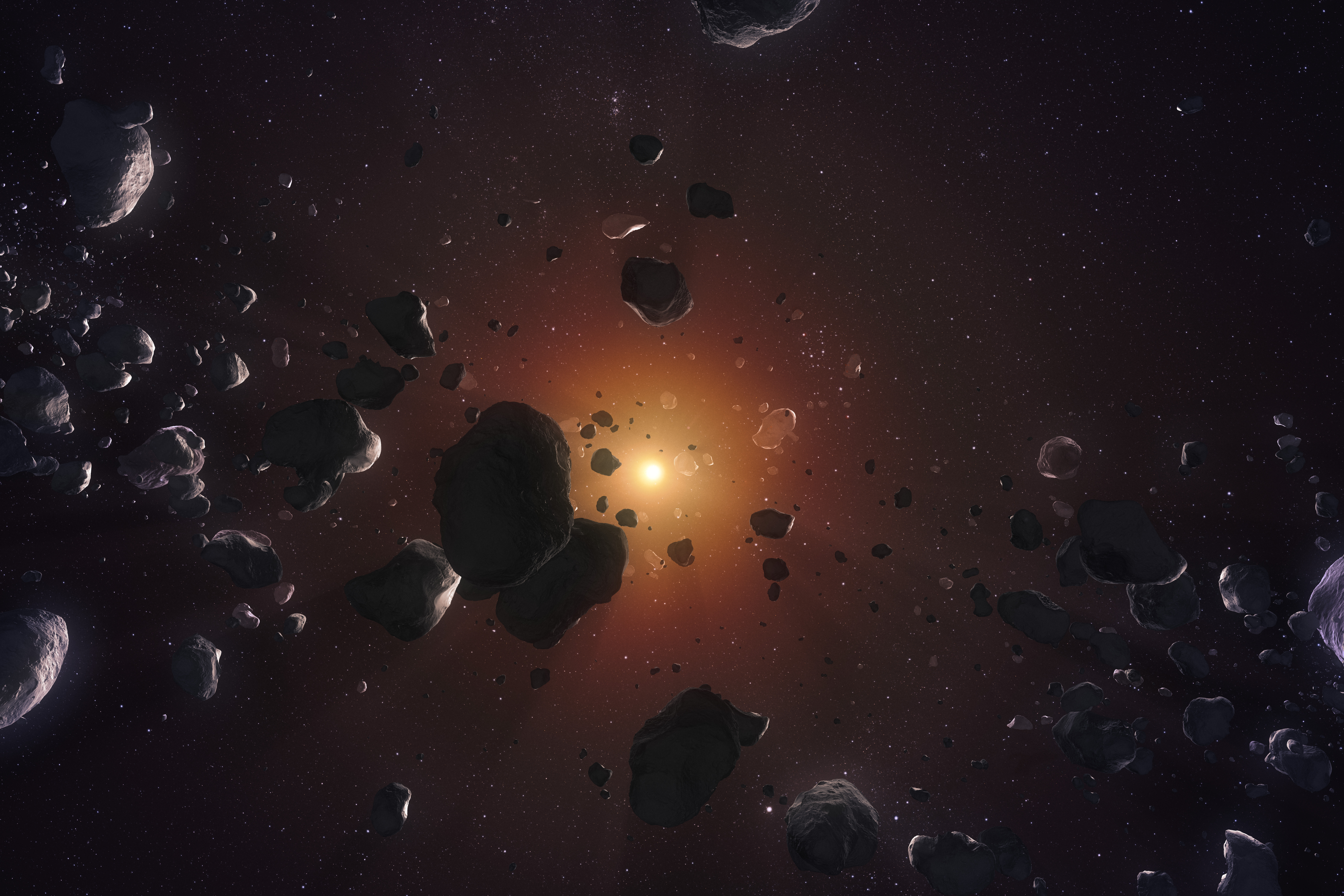 Crowd of ice cores in the Kuiper Belt