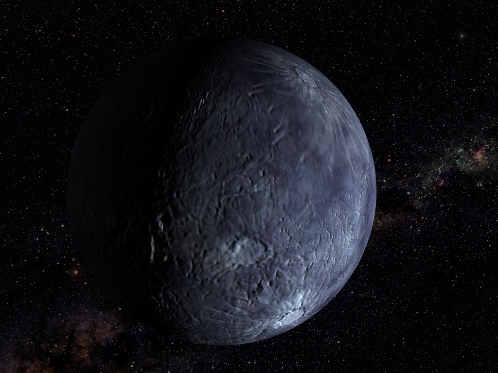 Kuiper Belt Object Quaoar Illustration