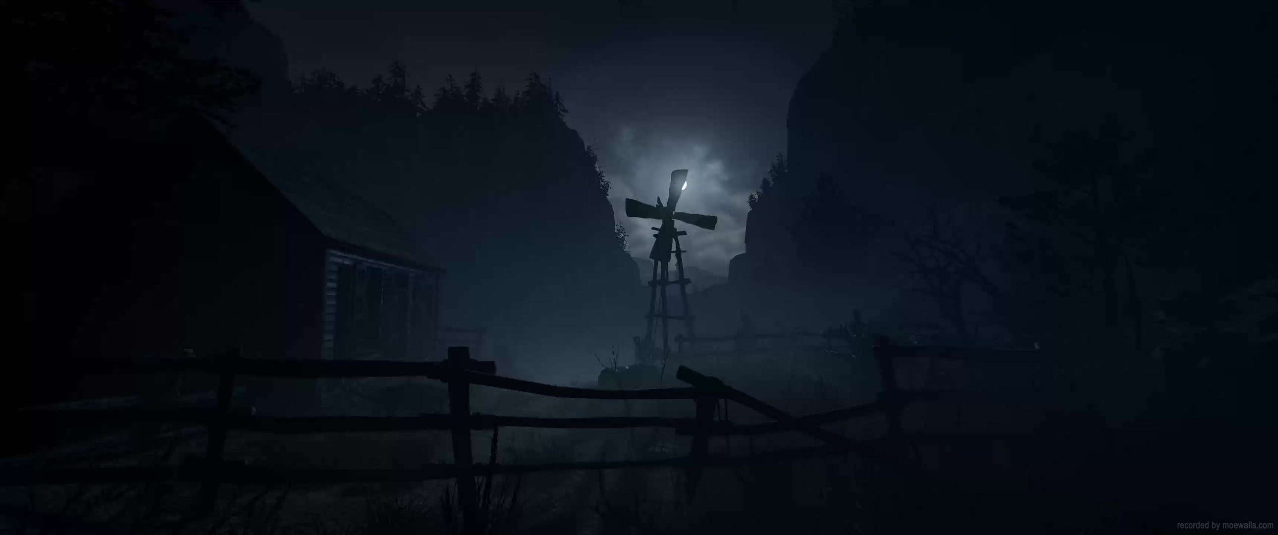 Eerie Moon Outlast 2 Live Wallpaper