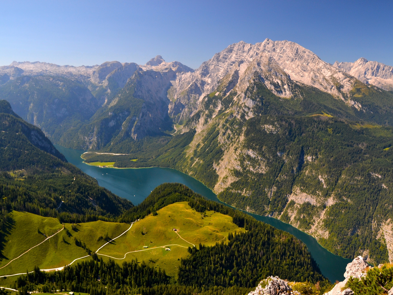 Download 1600x1200 konigssee lake