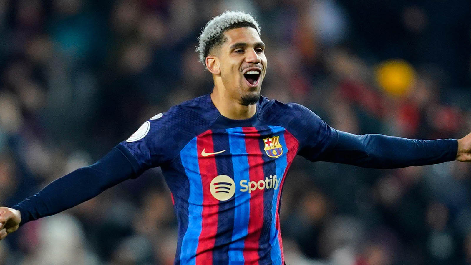 Barcelona's Ronald Araujo is the second