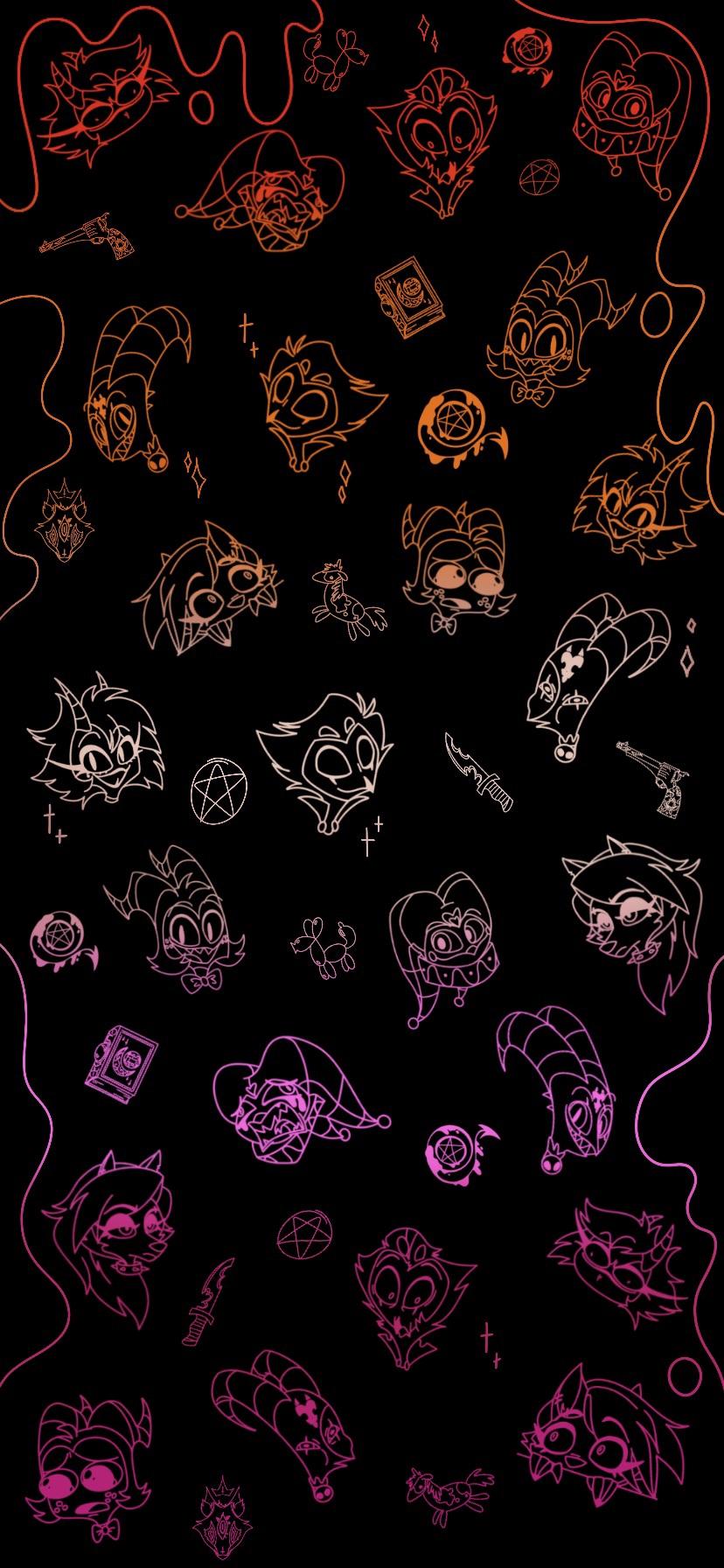 I made some phone wallpaper, r