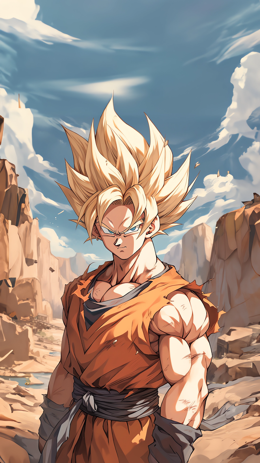 Epic 4K DBZ Anime Wallpaper for Phone