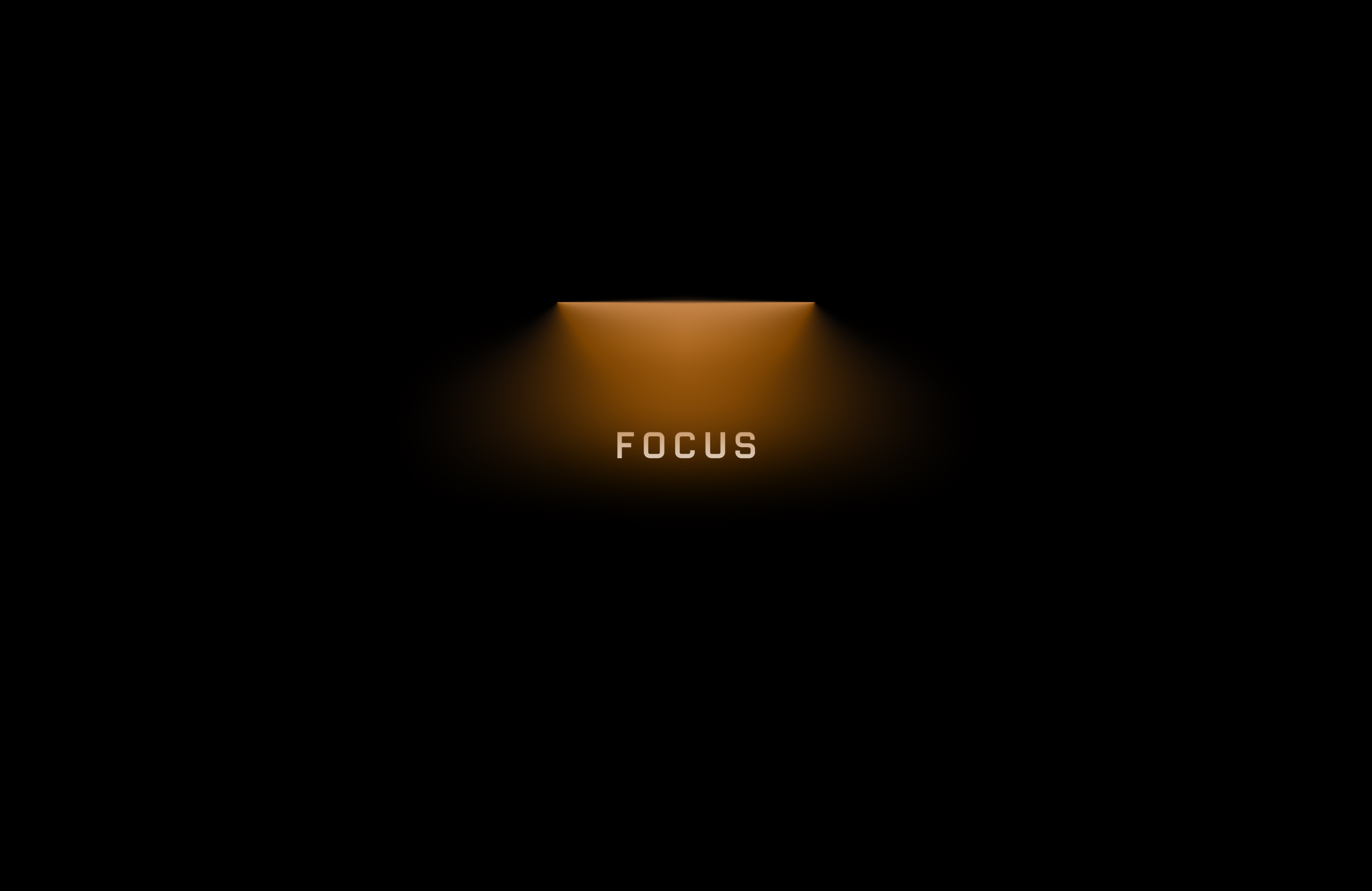 Focus Orange Light Wallpaper, HD