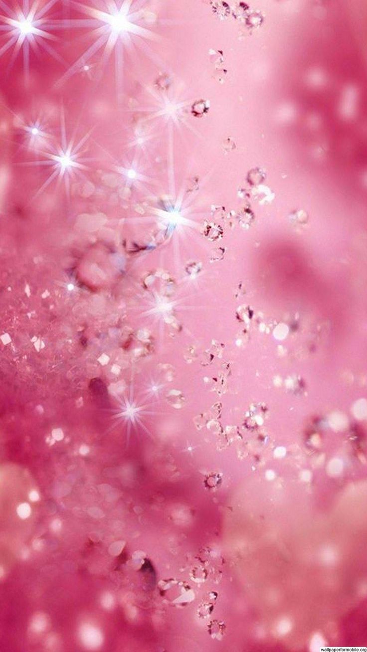Pink Glitter iPhone Wallpaper