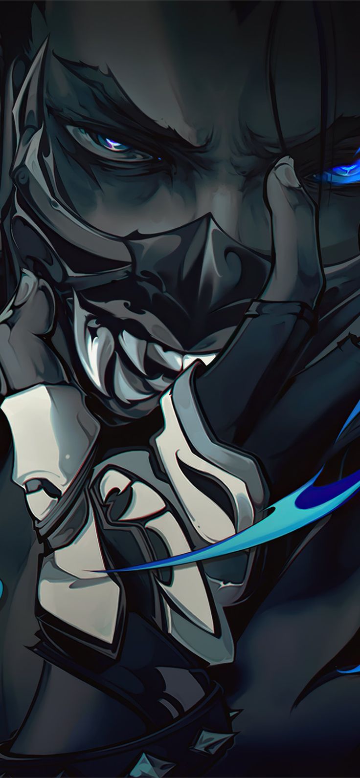 yoru valorant fanart iPhone Wallpaper