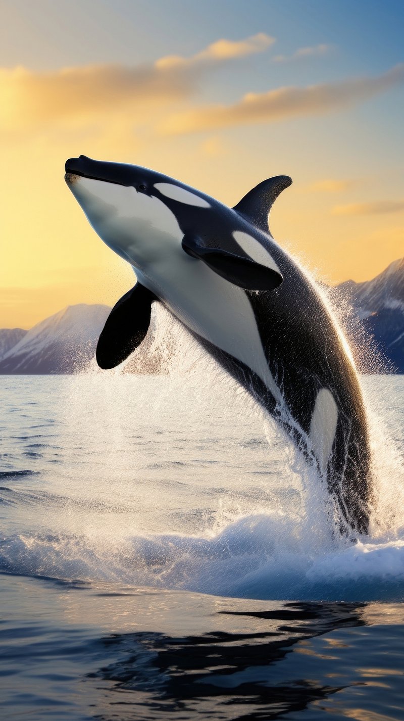 Breaching Humpback Whale Image. Free