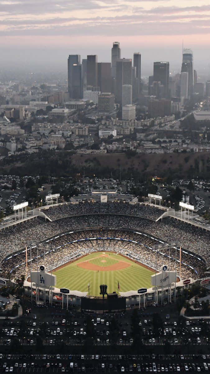 Dodgers Stadium iPhone Wallpaper
