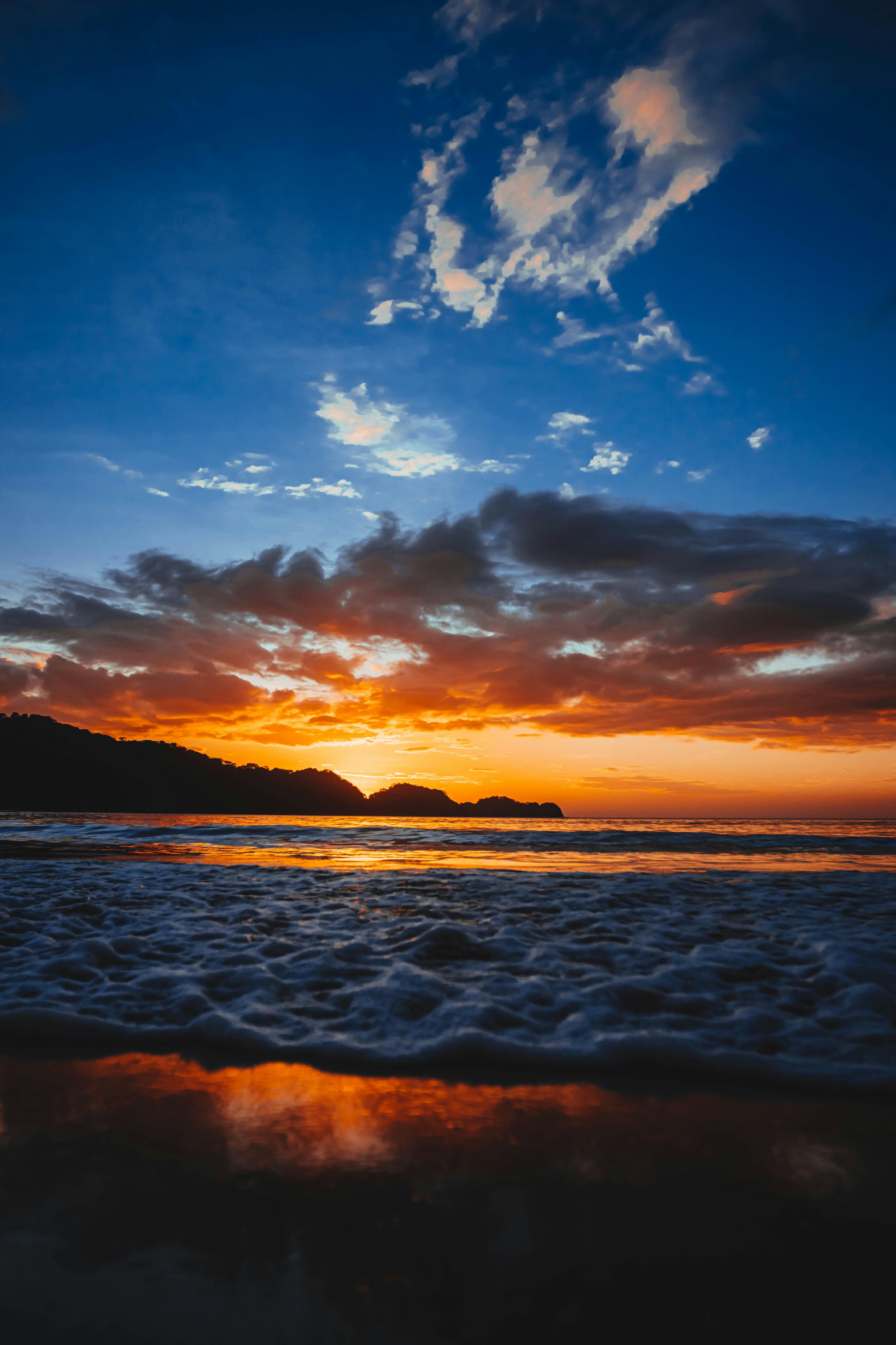 View of a Beach at Dusk · Free