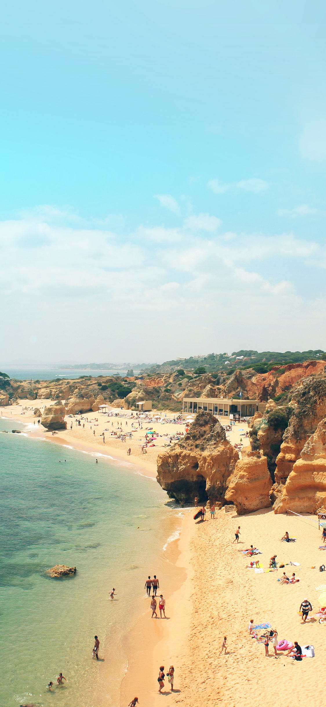 Coast Beach Sunny Holiday Vacation