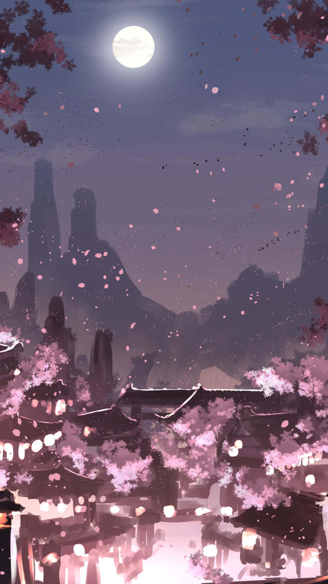 Download Take your tech style to the next level with this Pink Aesthetic Anime Phone. Wallpaper