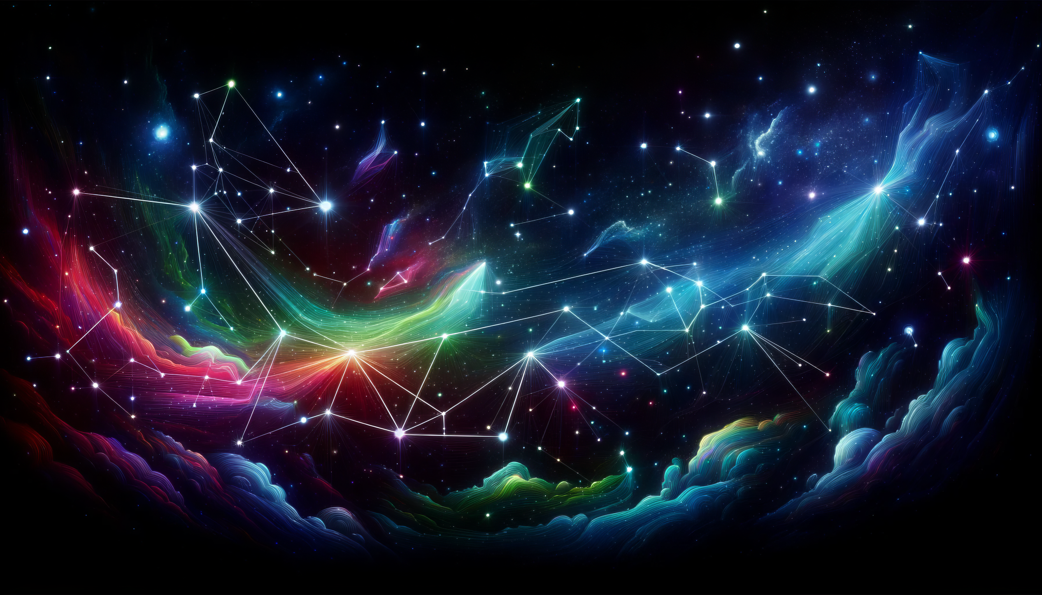 Vibrant Star Constellation HD Wallpaper