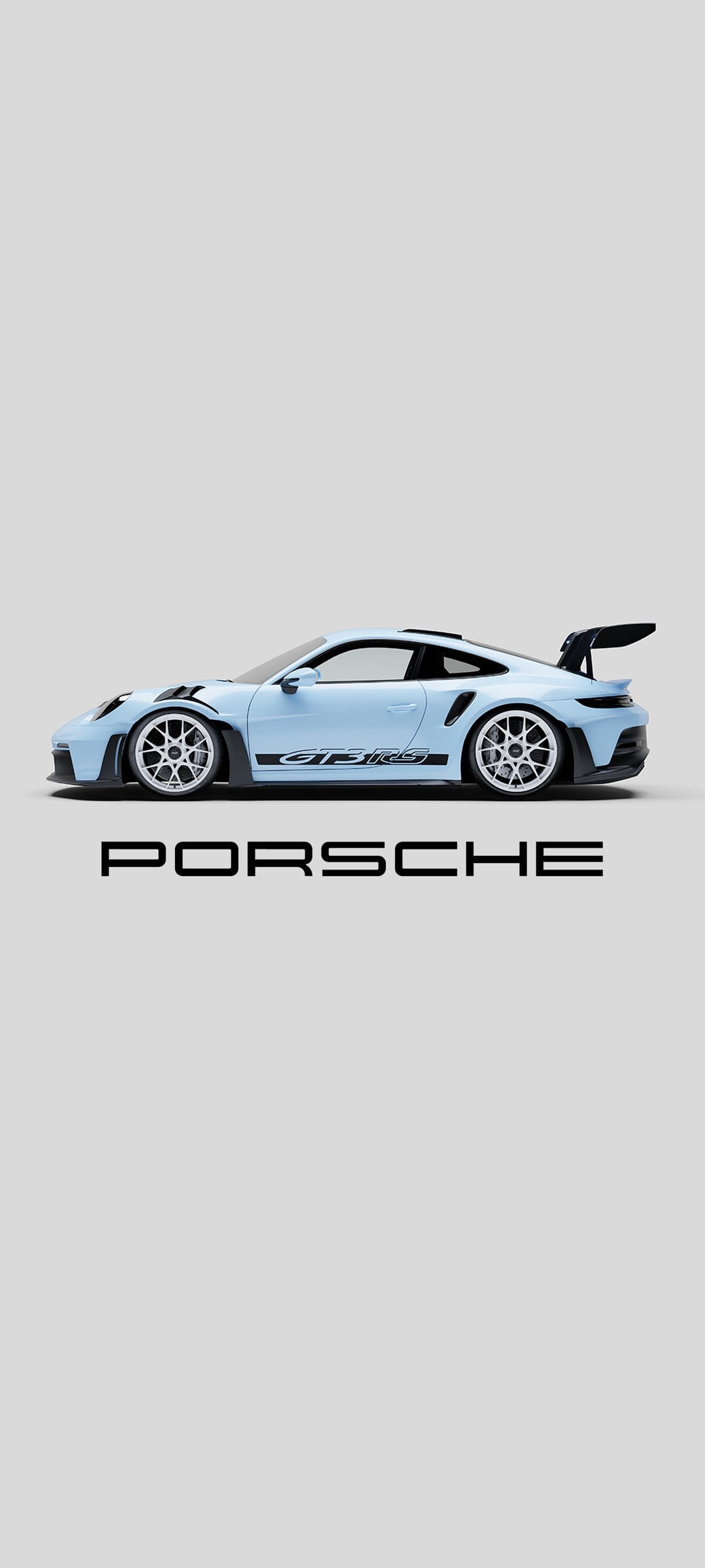 Meissen blue Porsche GT 3 RS IPhone