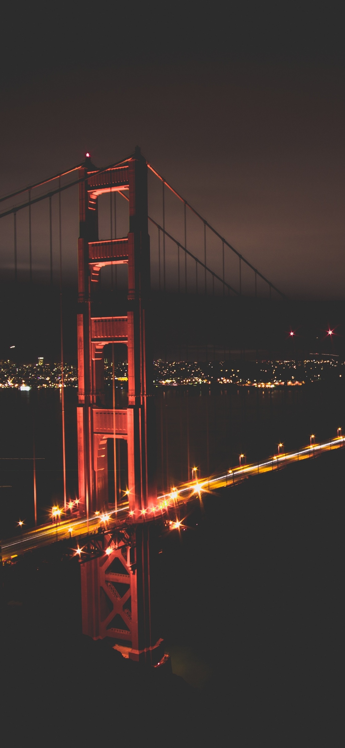 Golden Gate Bridge At Night
