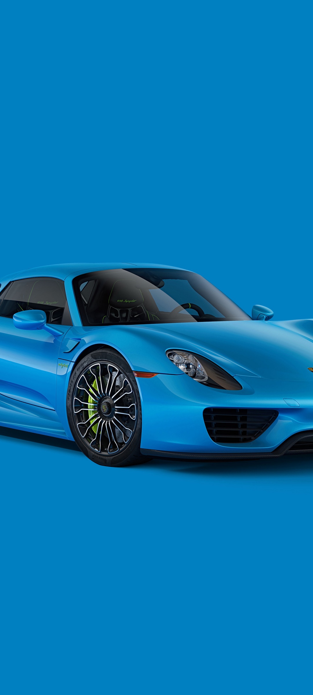 Porsche 918 Spyder Wallpaper 4K, Blue
