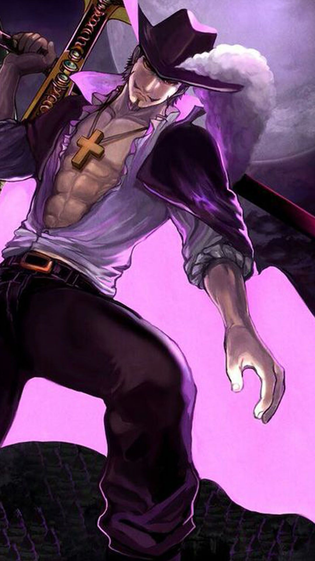 Mihawk wallpaper 13. One piece drawing