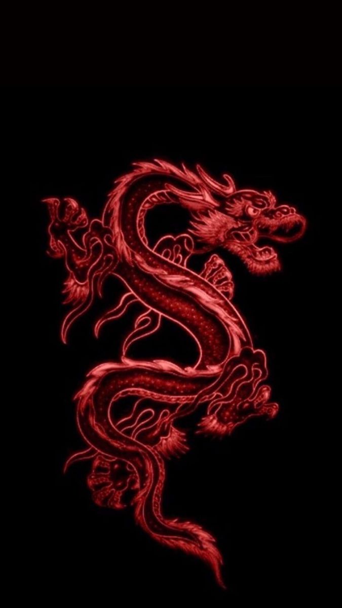 Red dragon, Dragon pattern, Pattern