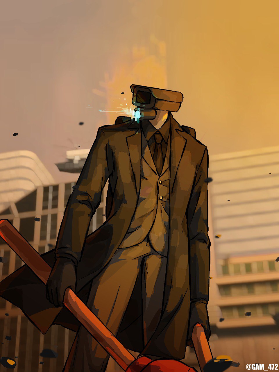 Plunger Cameraman fanart because why