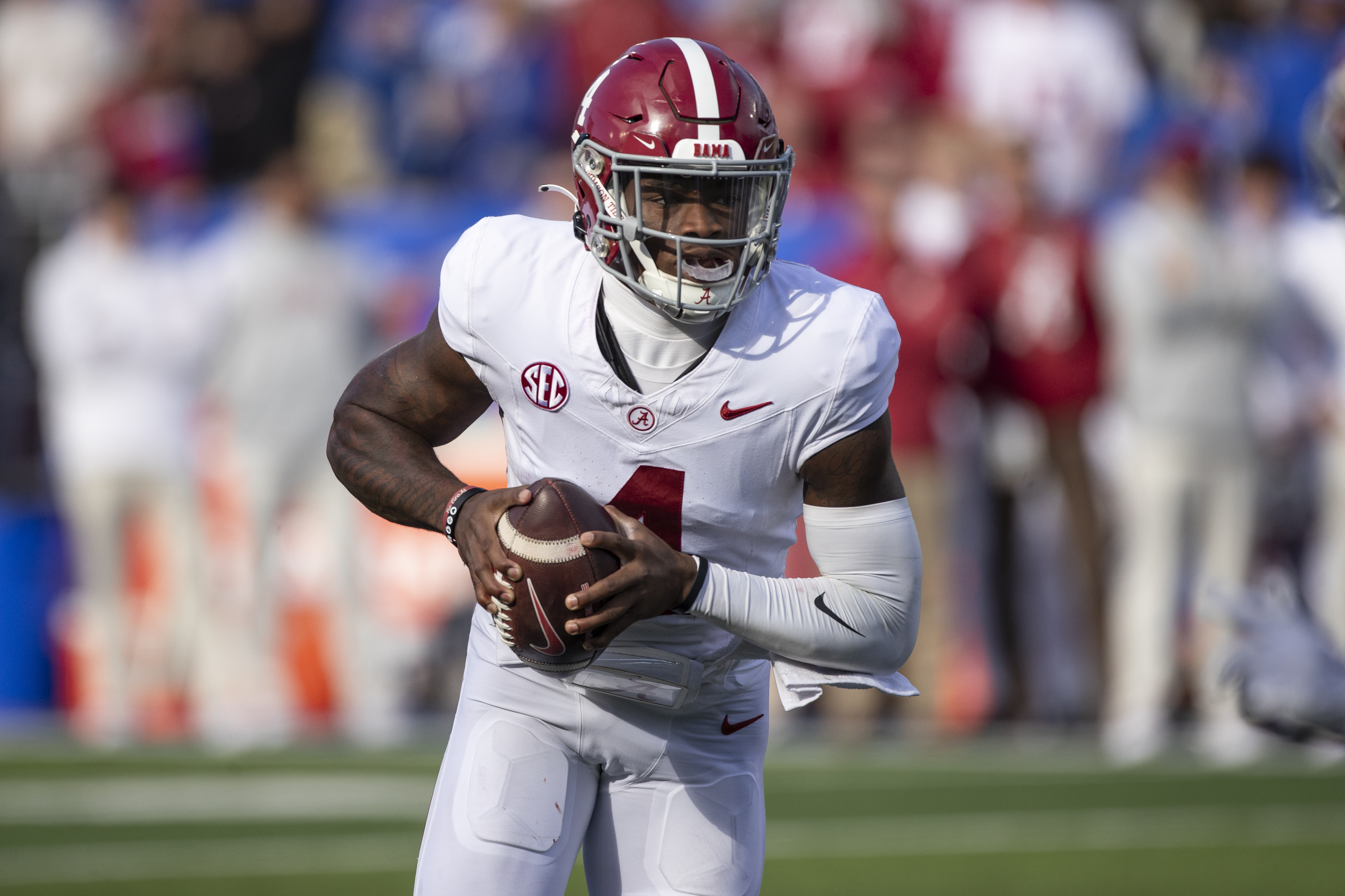 Jalen Milroe has 6 touchdowns, No. 8