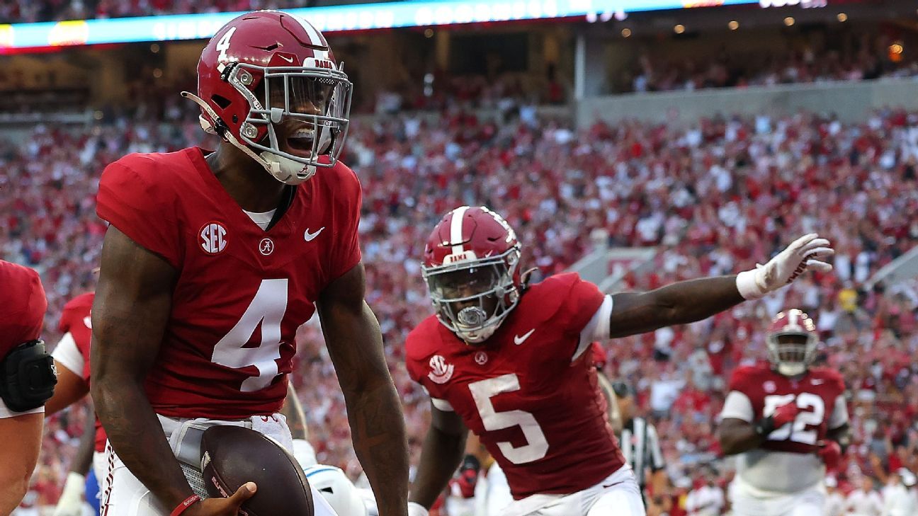 Alabama's Jalen Milroe wows in opener