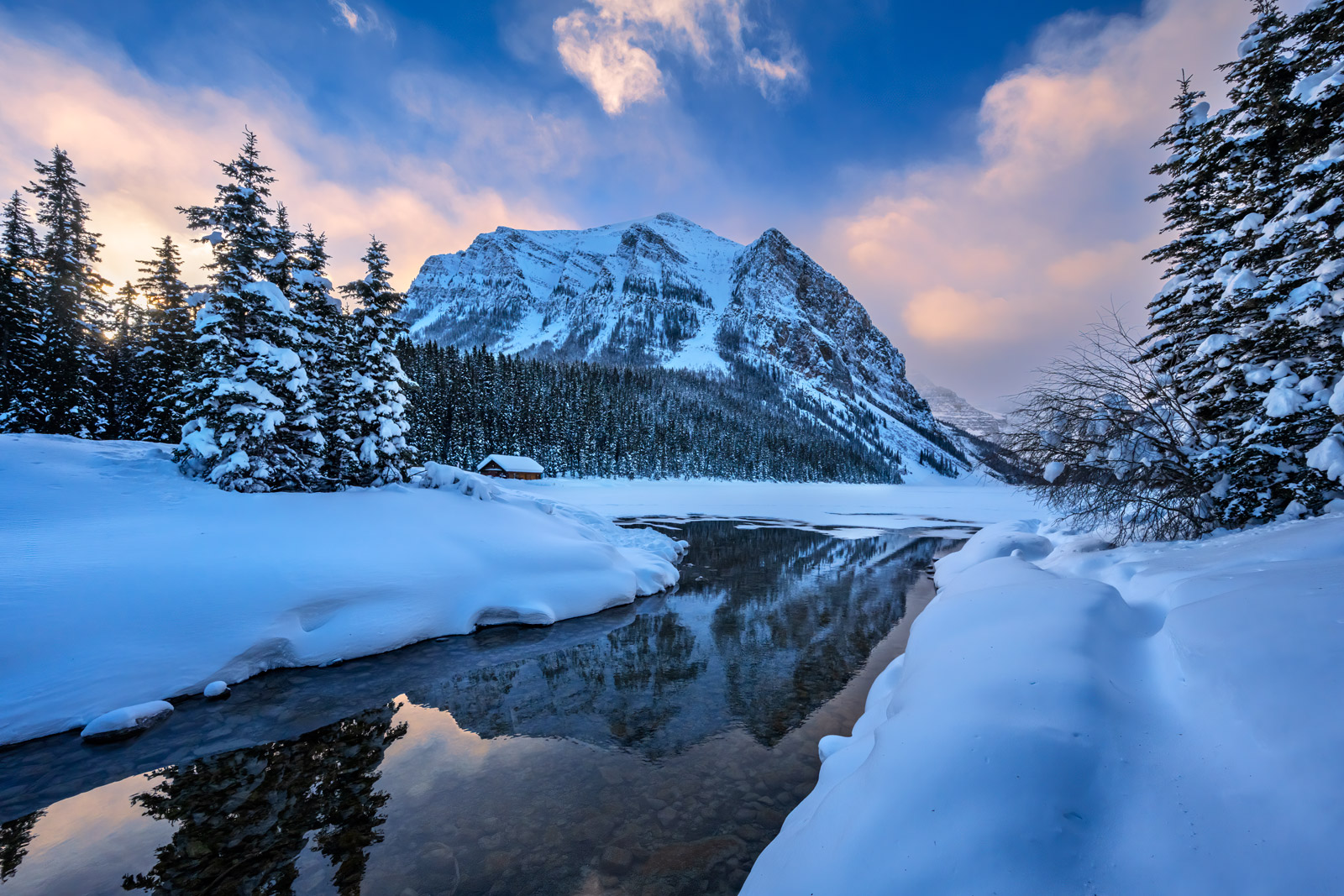 Fairview Mountain In Lake Louise Canada