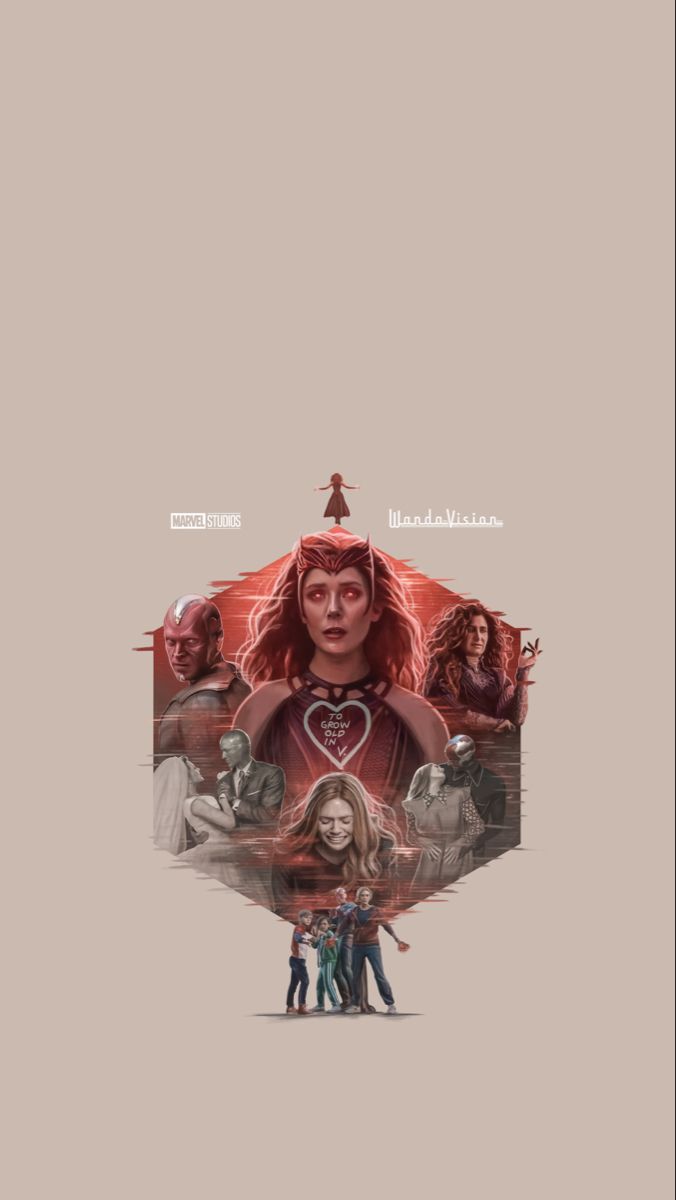 Wandavision Wallpaper. Marvel Avengers