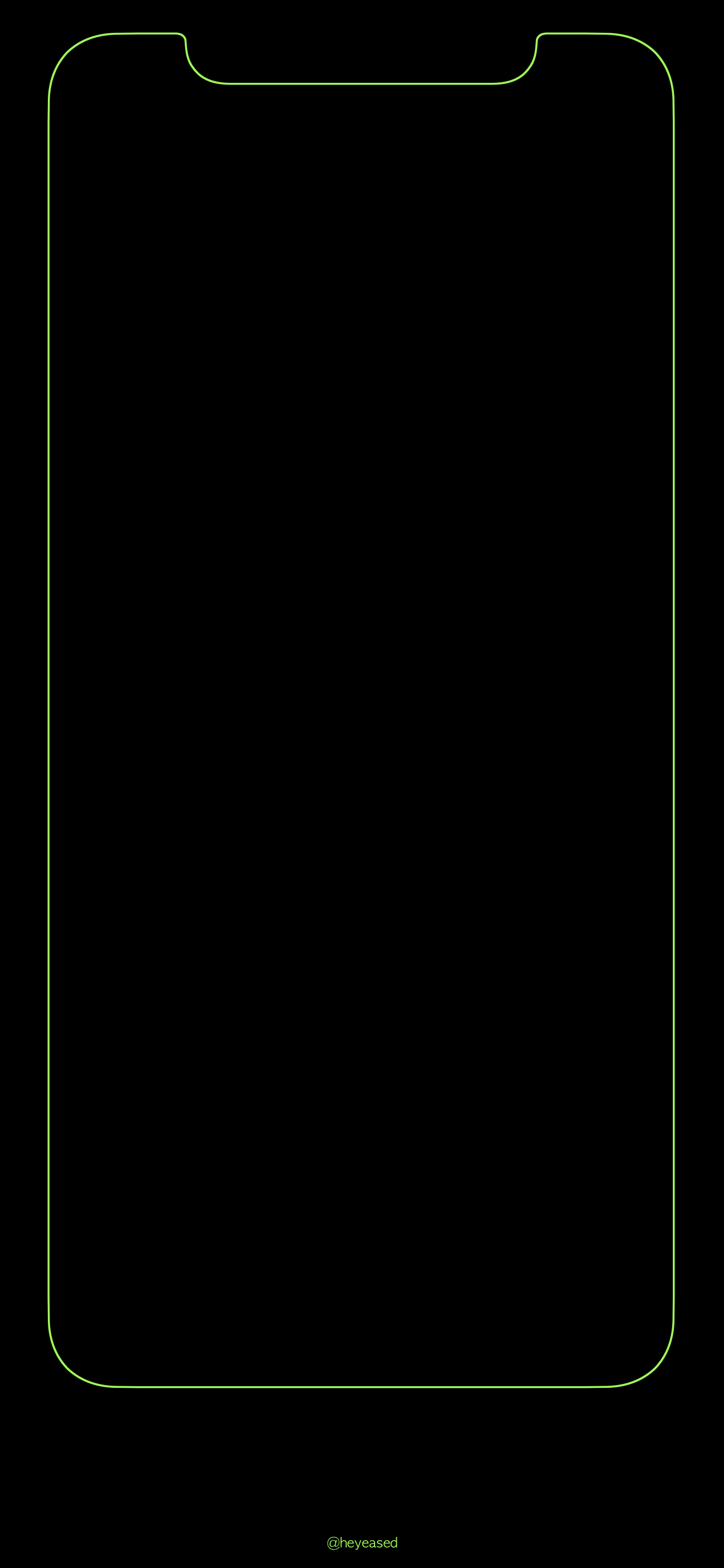 Xの壁紙/The X iPhone Wallpaper