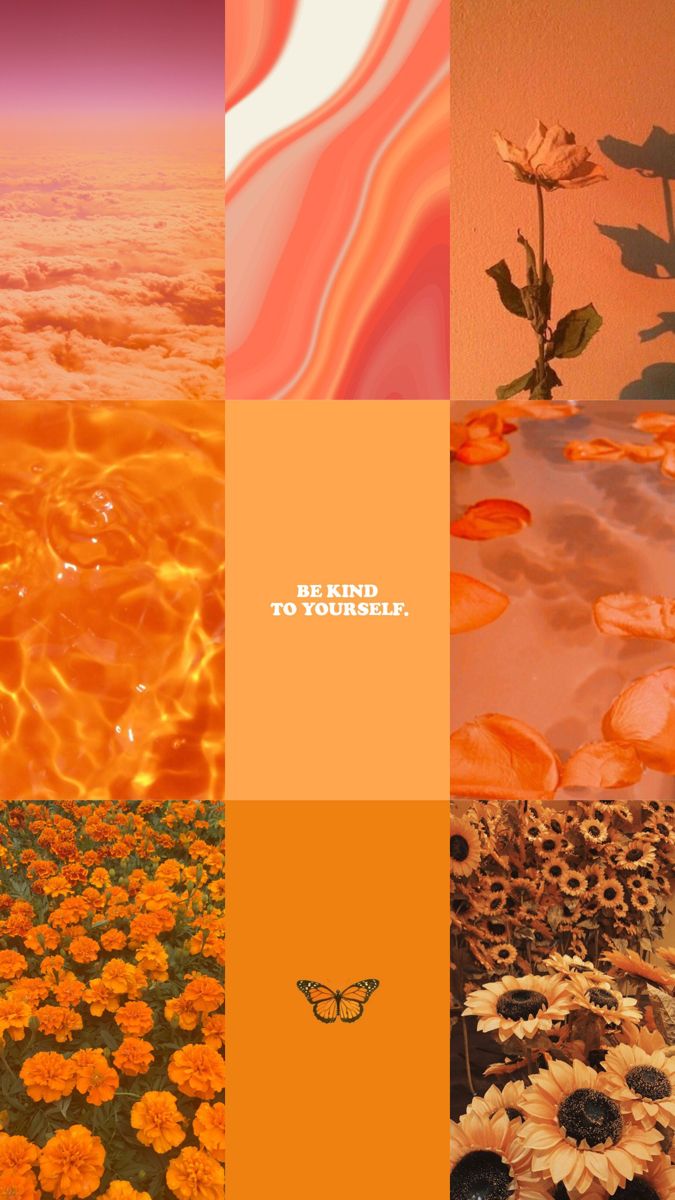 Orange Aesthetic Wallpaper. Pretty
