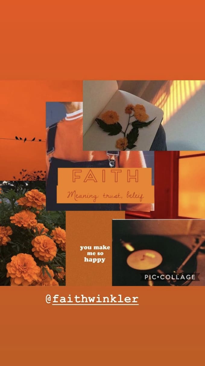 Pastel Orange Aesthetic Wallpaperd