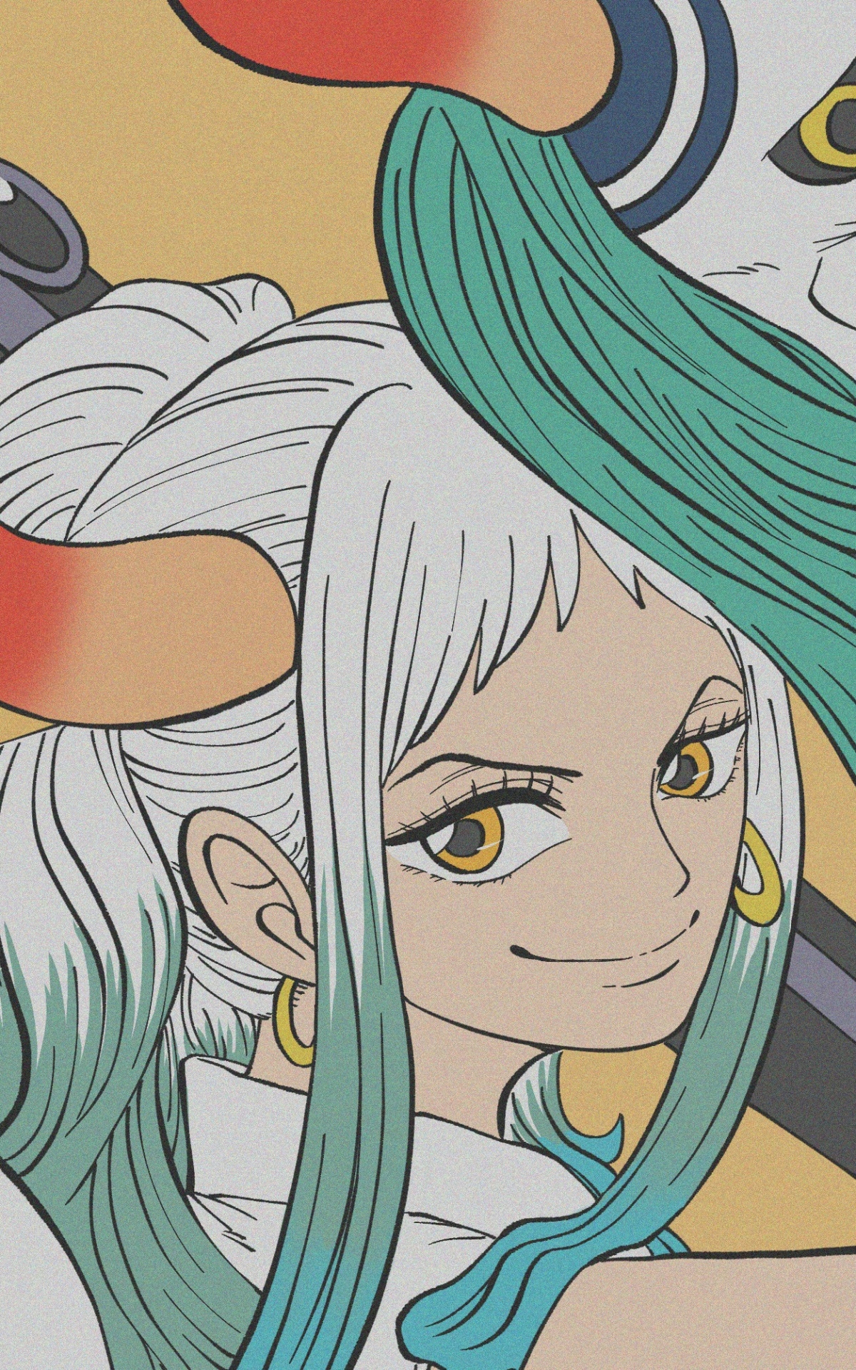 Yamato (One Piece) Phone Wallpaper